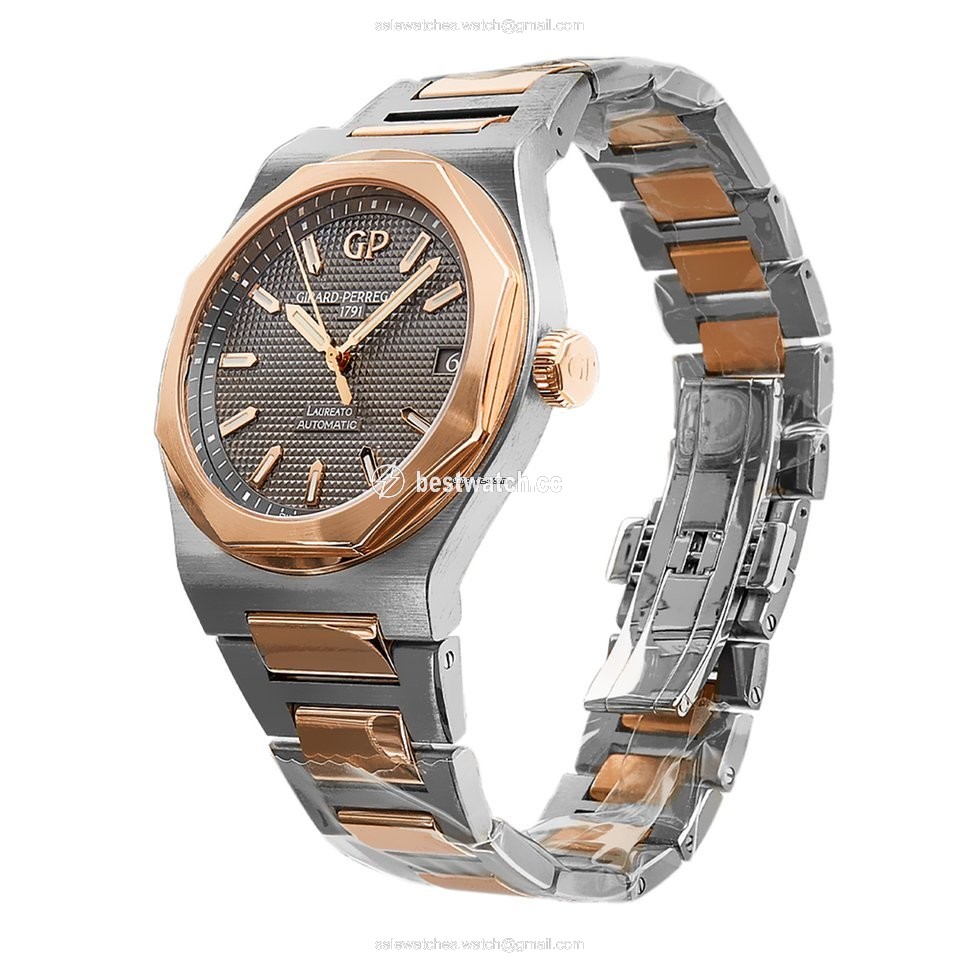 IMG_9085 Girard Perregaux Laureato Mens watch Unisex Automatic Steel 81010-26-232-26A Replica 2