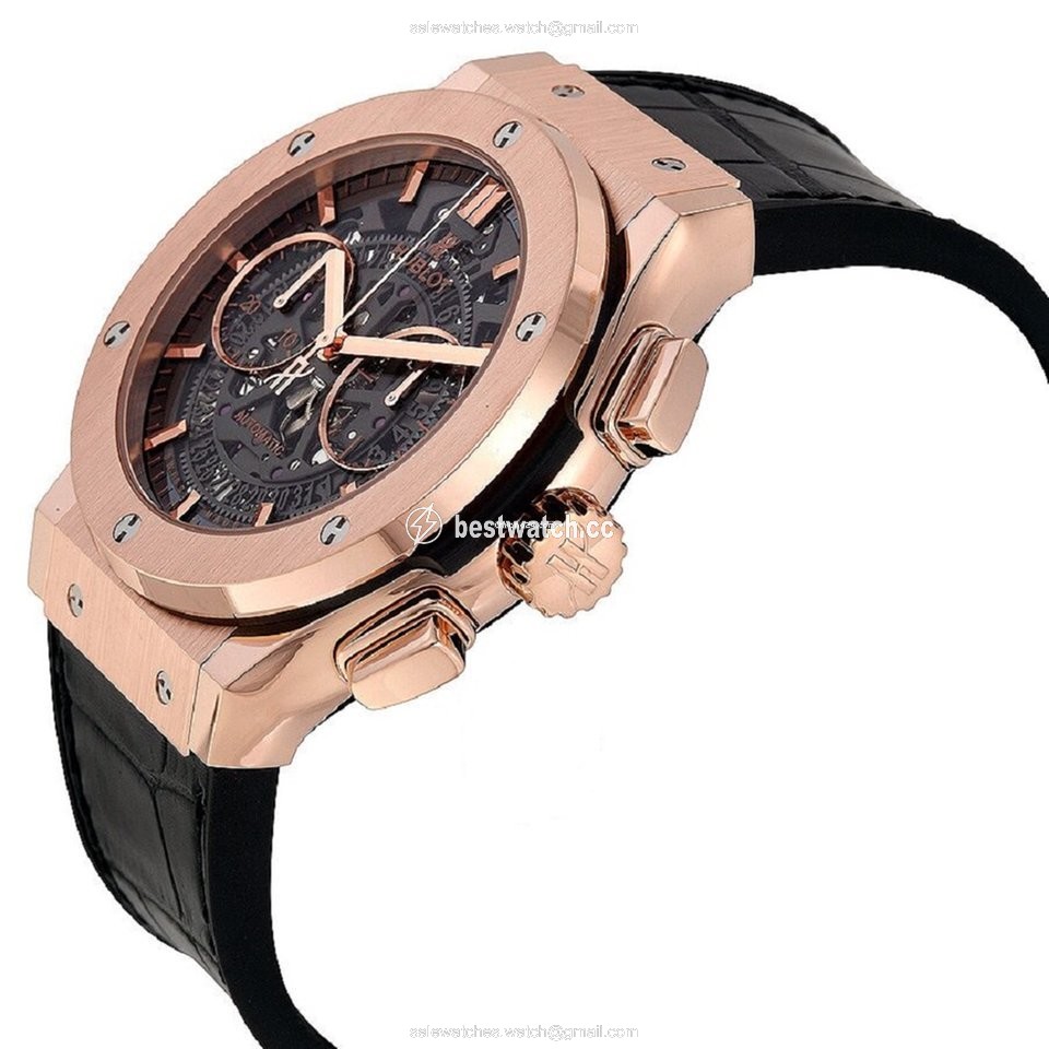 IMG_9085 Hublot Classic Fusion Aerofusion Mens watch Unisex Automatic Rose gold 525.OX.0180.LR Replica 2