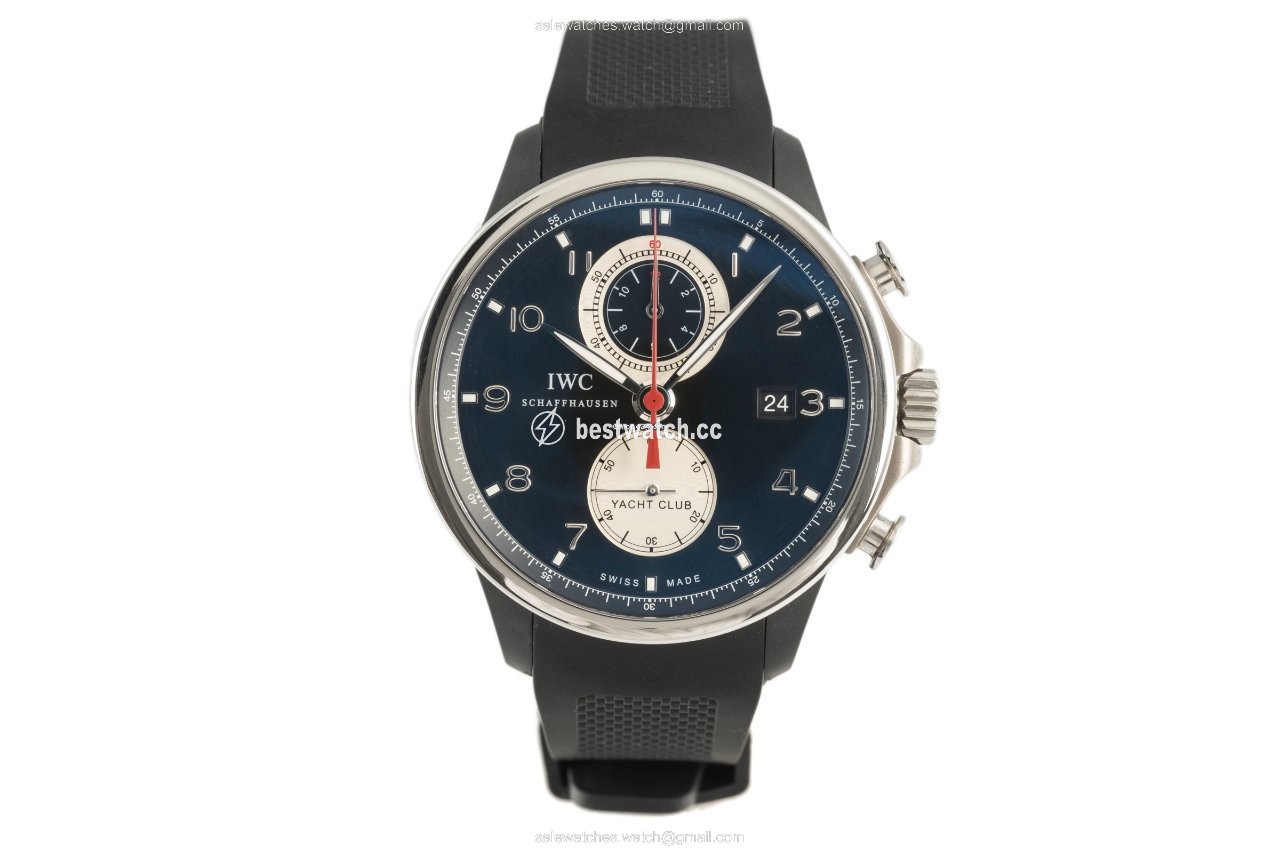 IMG_9085 IWC Portuguese Yacht Club Chronograph Mens watch Unisex Automatic Steel IW390208 Replica 2