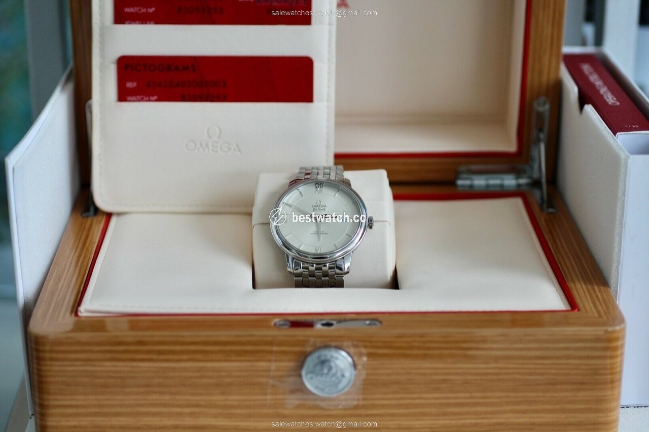 Omega De Ville Prestige Mens watch Unisex Automatic Steel 424.10.40.20.02.003 Replica 2
