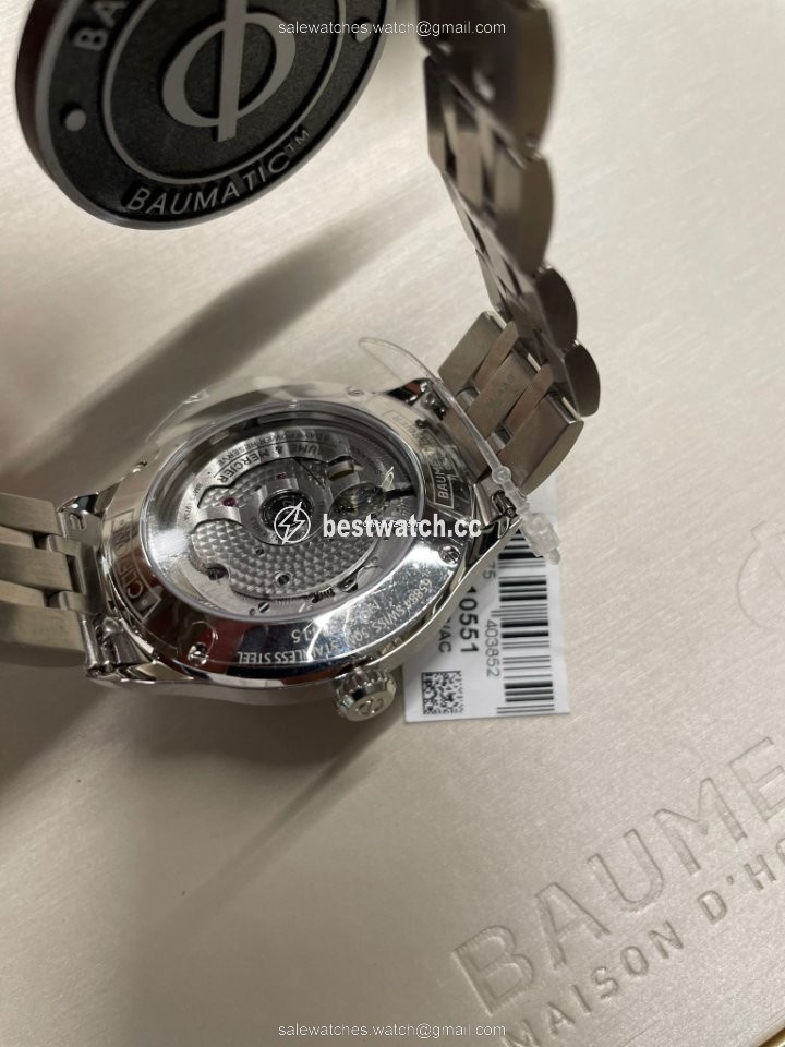 IMG_9085 Baume & Mercier Clifton Mens watch Unisex Automatic Steel M0A10551 Replica 2