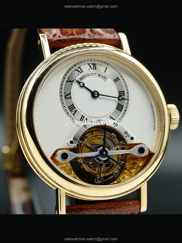IMG_9085 Breguet Classique Complications Mens watch Unisex Manual winding Yellow gold 3357BA Replica 2