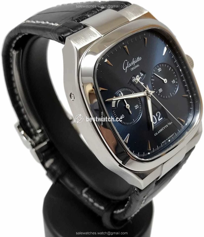 IMG_9085 Glashutte Original Seventies Chronograph Panorama Date Mens watch Unisex Automatic Steel 1-37-02-03-02-30 Replica 2