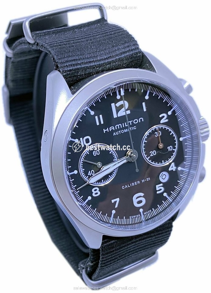 Hamilton Khaki Pilot Pioneer Mens watch Unisex Automatic Steel H76456435 Replica 2