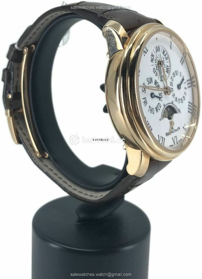 IMG_9085 Blancpain Villeret Mens watch Unisex Automatic Red gold 6659-3631-55B Replica 2