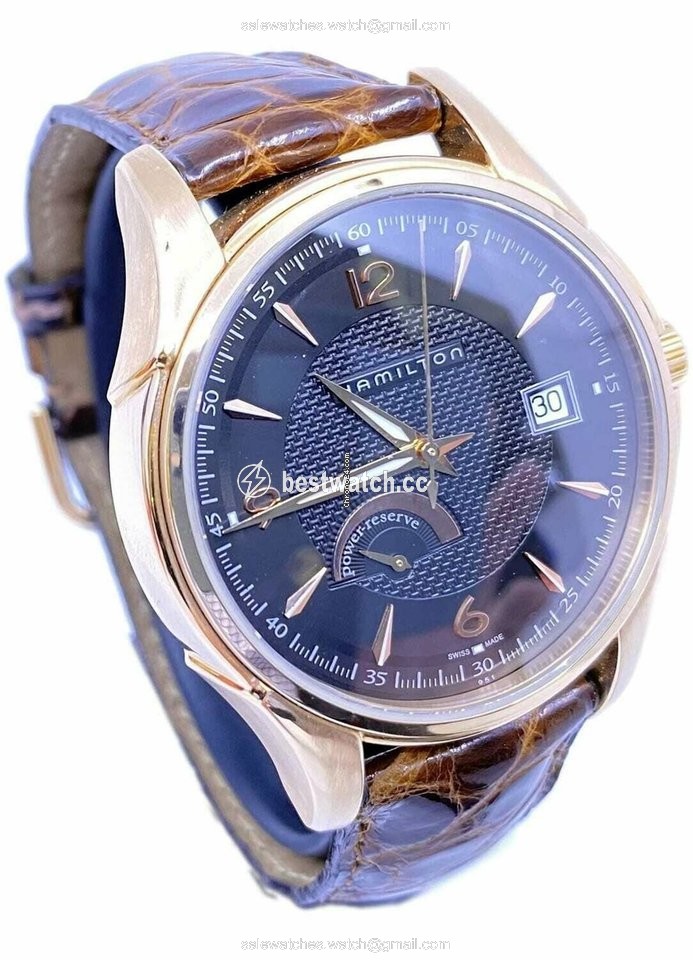 IMG_9085 Hamilton Jazzmaster Mens watch Unisex Automatic Rose gold H32549595 Replica 2