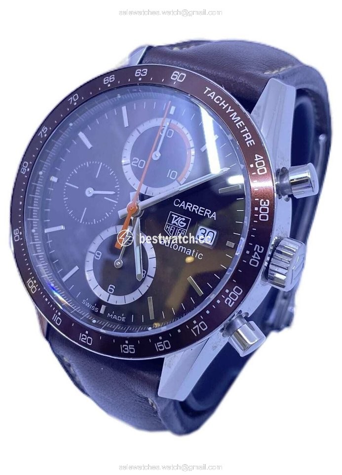 IMG_9085 TAG Heuer Carrera Calibre 16 Mens watch Unisex Automatic Steel 16 CV2013-2 Replica 2