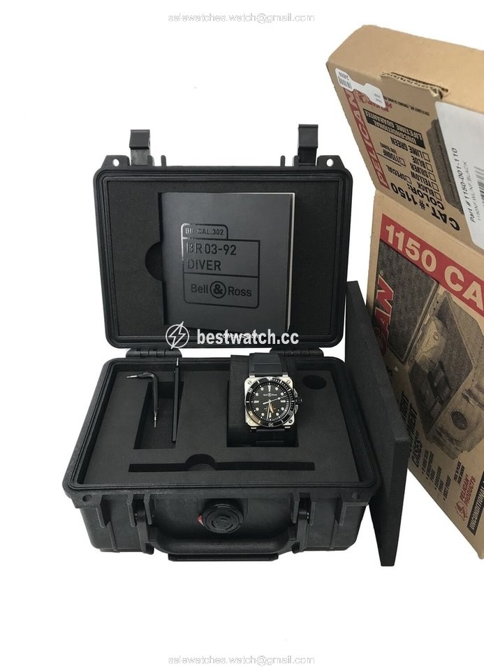 IMG_9085 Bell & Ross BR 03-92 Steel Mens watch Unisex Automatic BR0392-D-BL-ST-SRB Replica 2