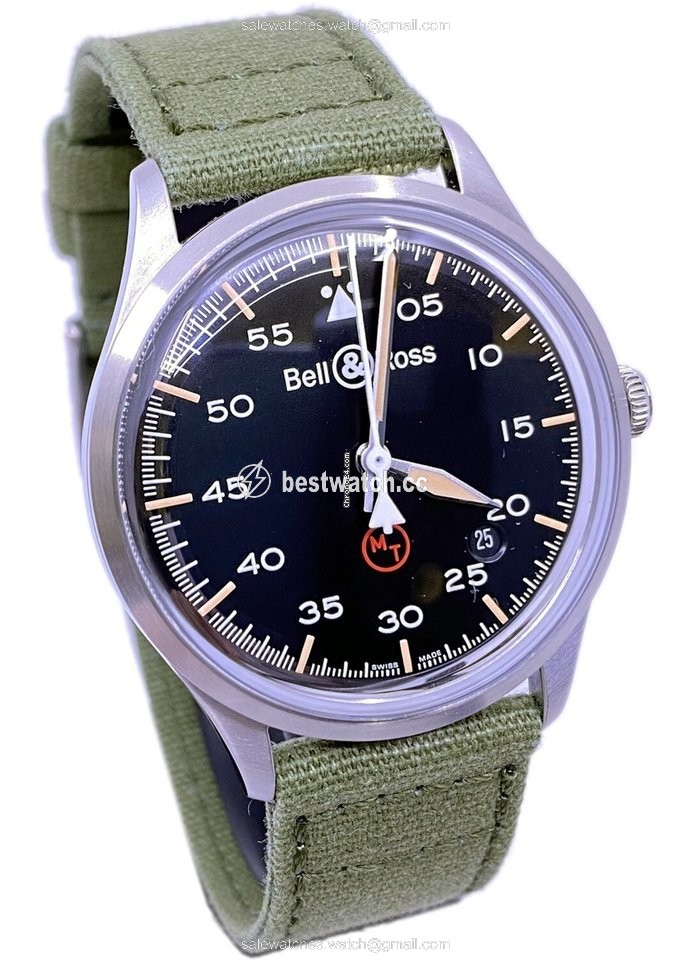 IMG_9085 Bell & Ross BR V1 Mens watch Unisex Automatic Steel BRV192-MIL-ST SCA Replica 2