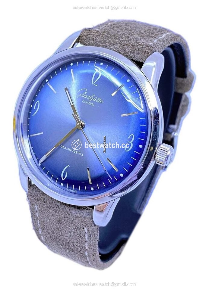 IMG_9085 Glashutte Original Sixties Mens watch Unisex Automatic Steel 1-39-52-14-02-04 Replica 2