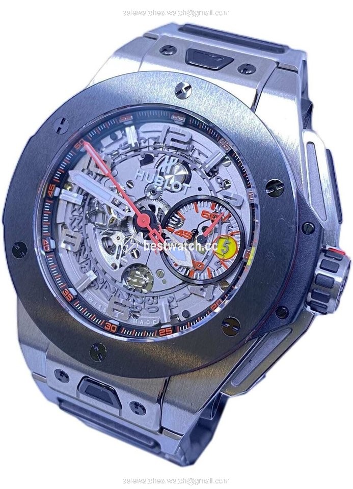 Hublot Big Bang Ferrari Mens watch Unisex Automatic Titanium 401.NM.0123.NM Replica 2