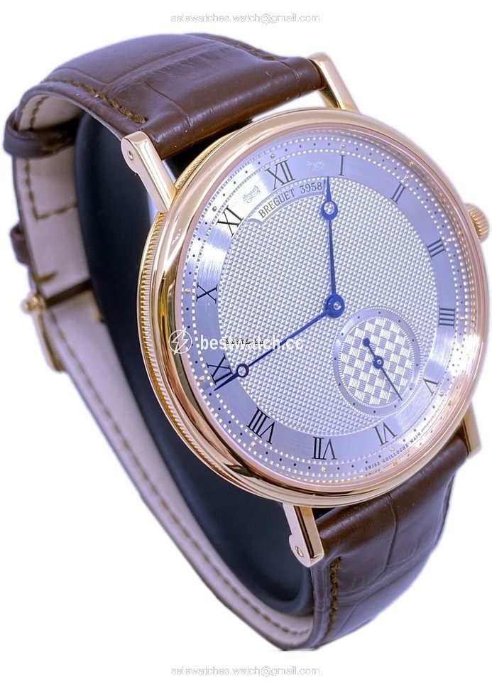 IMG_9085 Breguet Classique Mens watch Unisex Automatic Rose gold 7147BR 12 9WU Replica 2