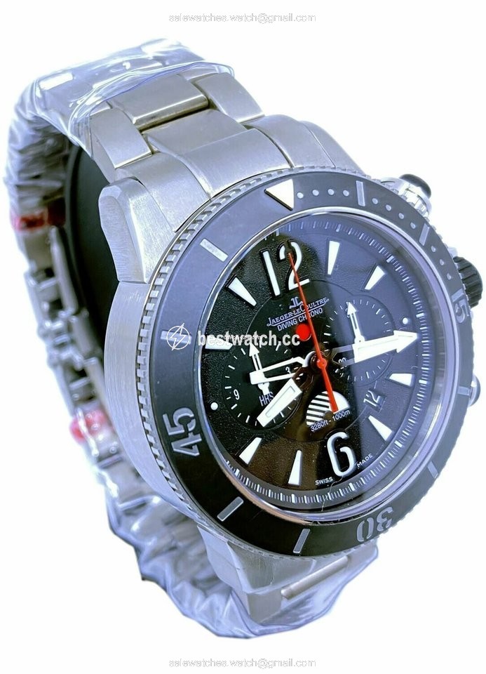 IMG_9085 Jaeger-LeCoultre Master Compressor Diving Chronograph GMT Navy SEALs Mens watch Unisex Automatic Titanium Q178T670 Replica 2