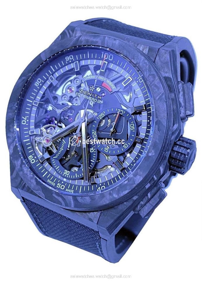 Zenith Defy El Primero Mens watch Unisex Automatic Ceramic 21 49.9000.9004 78.M9000 Replica 2
