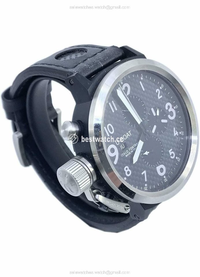 IMG_9085 U-Boat Flightdeck Mens watch Unisex Automatic Steel 6120 Replica 2