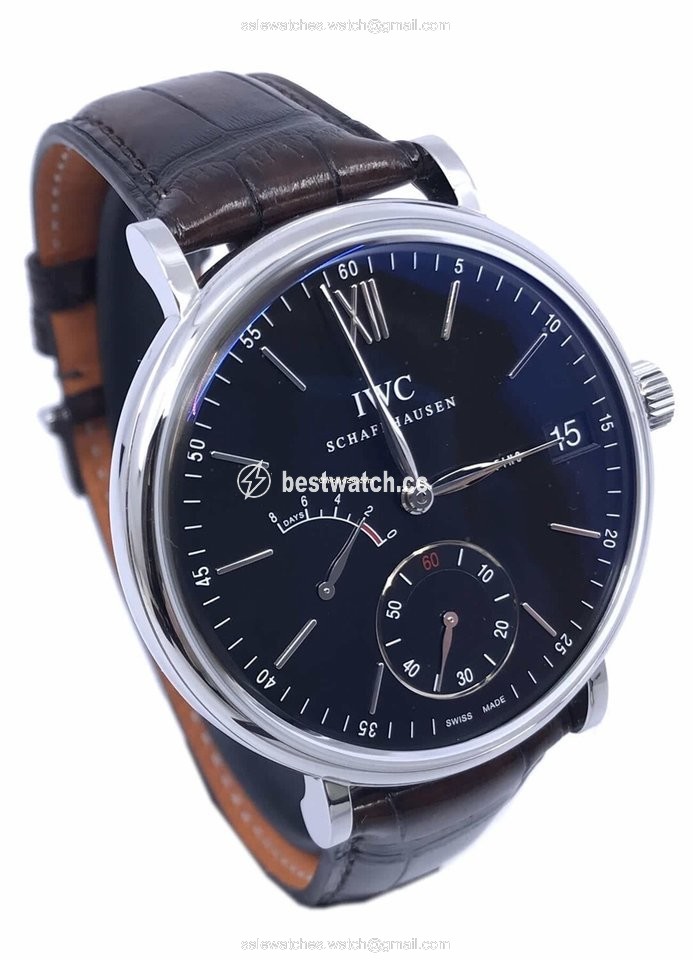 IMG_9085 IWC Portofino Hand-Wound Mens watch Unisex Manual winding Steel IW5101-02 Replica 2