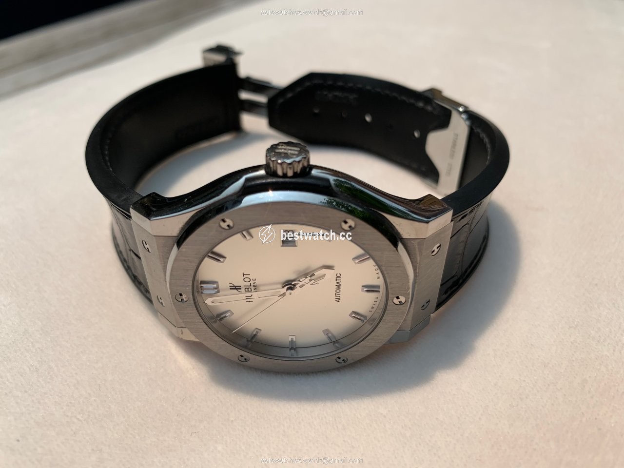 IMG_9085 Hublot Classic Fusion 45, 42, 38, 33 mm Mens watch Unisex Automatic Titanium 542.NX.2610.LR Replica 2
