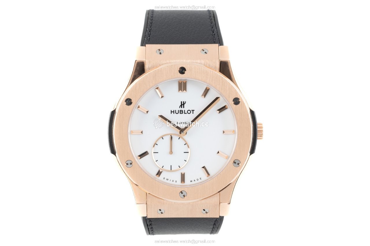Hublot Classic Fusion Ultra-Thin Mens watch Unisex Manual winding Red gold 515.OX.2210.LR Replica 2