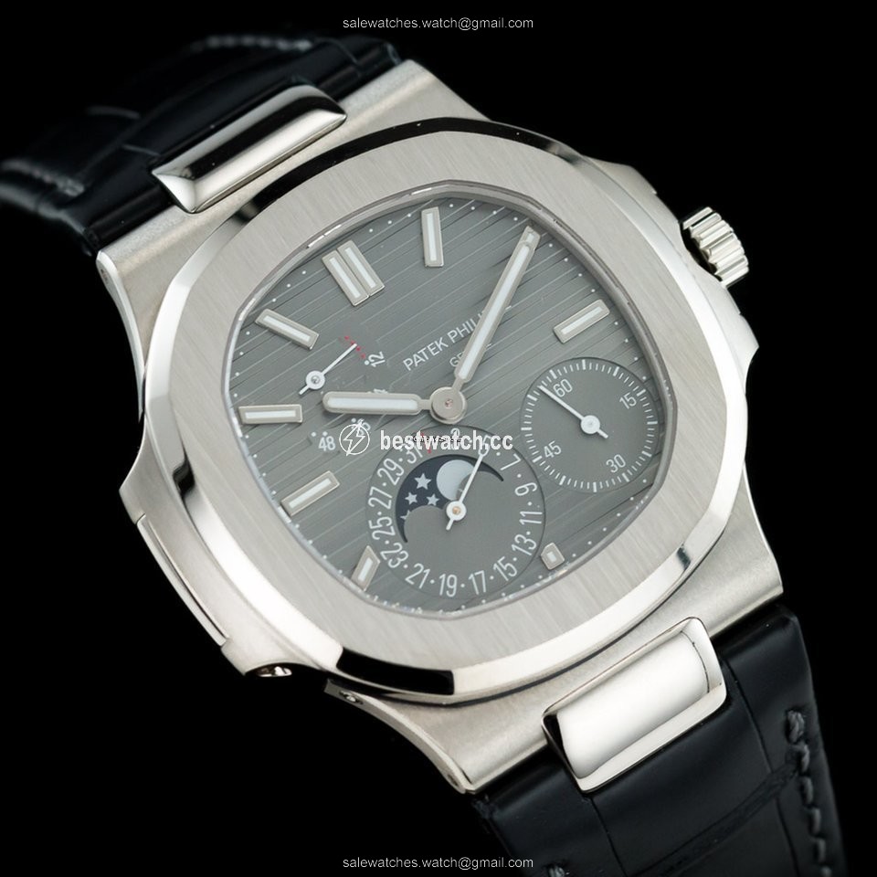 Patek Philippe Nautilus Mens watch Unisex Automatic White gold 5712G-001 Replica 2