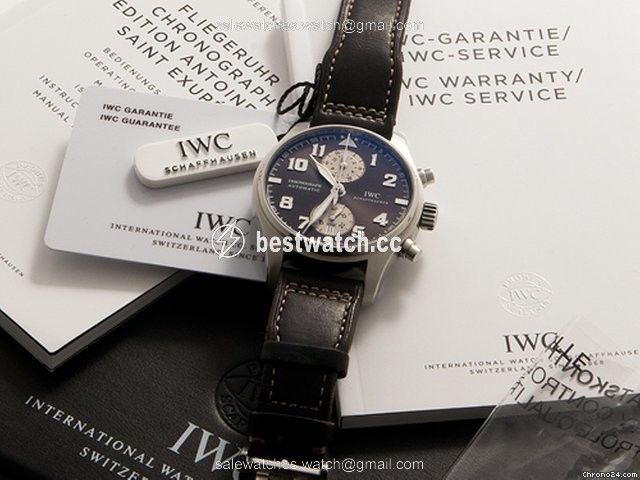 IMG_9085 IWC Pilot Spitfire Chronograph Mens watch Unisex Automatic Steel IW3878-06 Replica 2