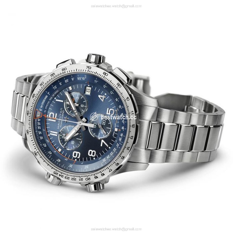 Hamilton Khaki X-Wind Quartz Steel H77922141 Replica 2