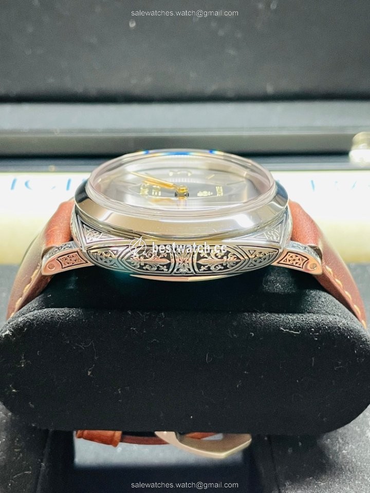 IMG_9085 Panerai Luminor 1950 Mens watch Unisex Manual winding Steel PAM 00972 Replica 2