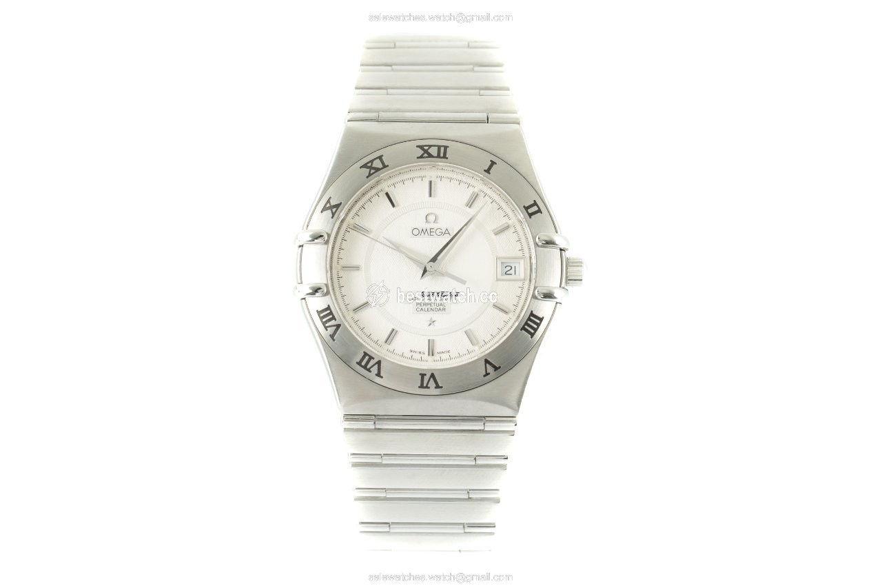 Omega Constellation Mens watch Unisex Quartz Steel 1552.30.00 Replica 2