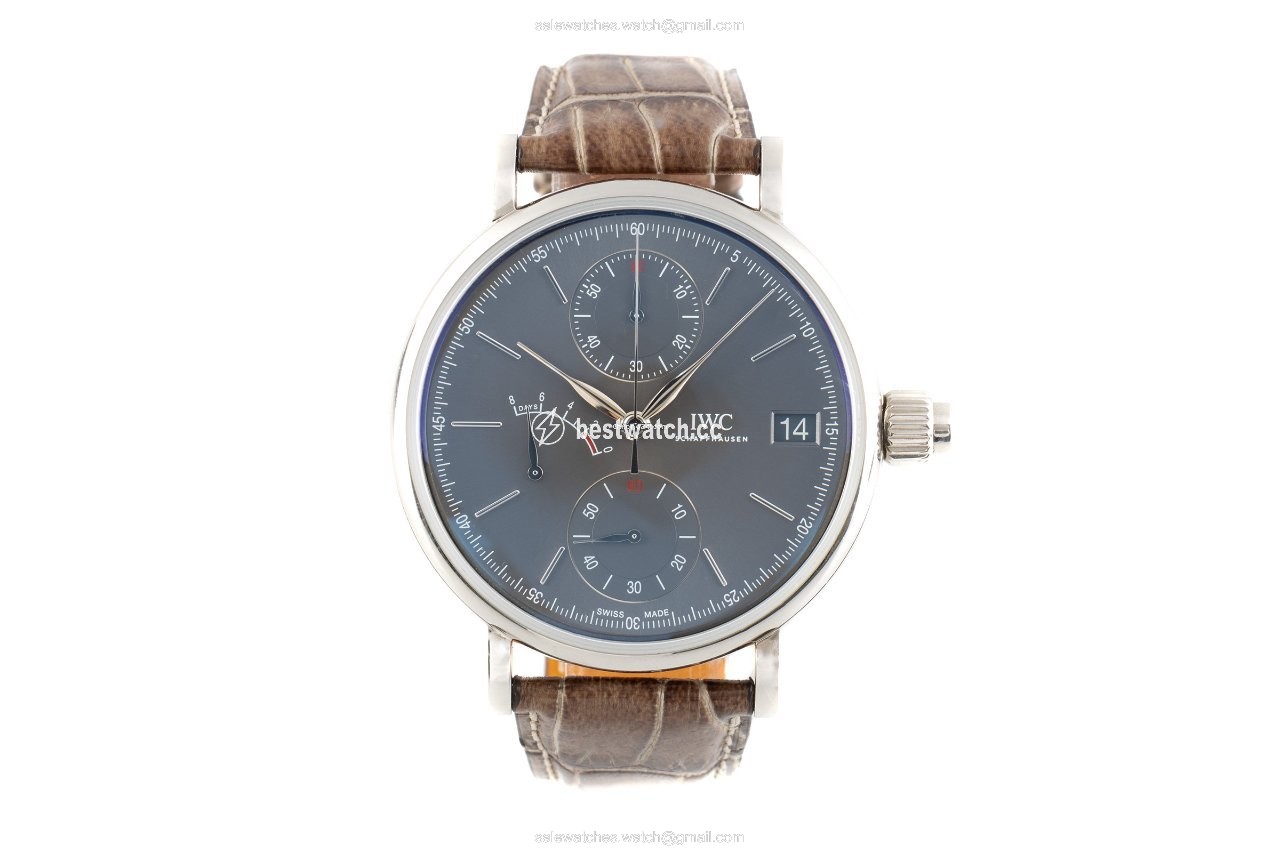 IMG_9085 IWC Portofino Hand-Wound Mens watch Unisex Manual winding White gold IW515103 Replica 2