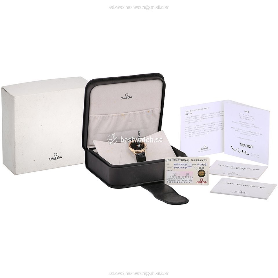 IMG_9085 Omega De Ville Mens watch Unisex Automatic Rose gold 4601.54.11 Replica 2