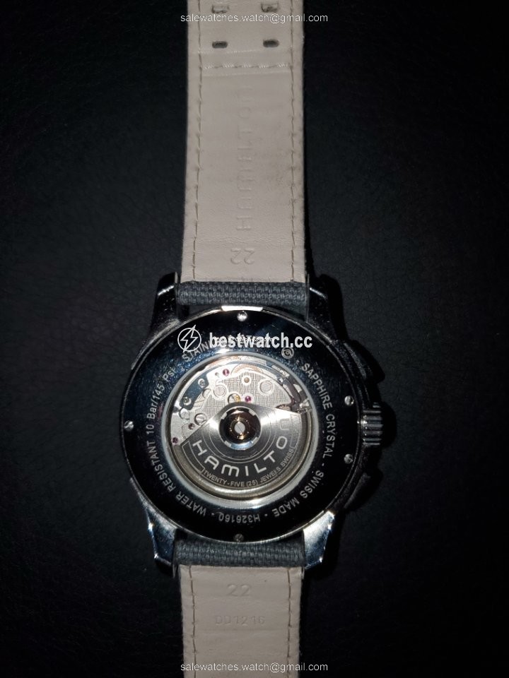 IMG_9085 Hamilton Jazzmaster Auto Chrono Mens watch Unisex Automatic Steel H326160 Replica 2