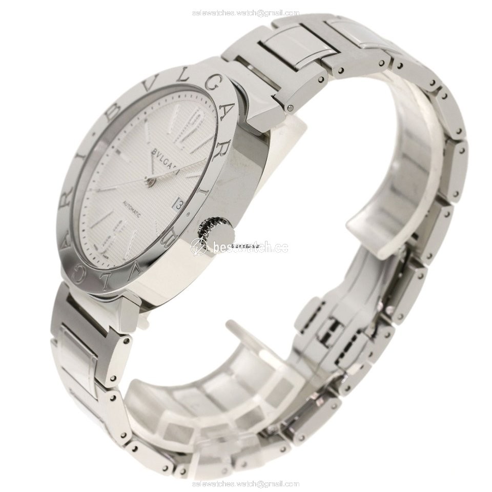 IMG_9085 Bulgari Bulgari Mens watch Unisex Automatic Steel BB42WSSD N Replica 2