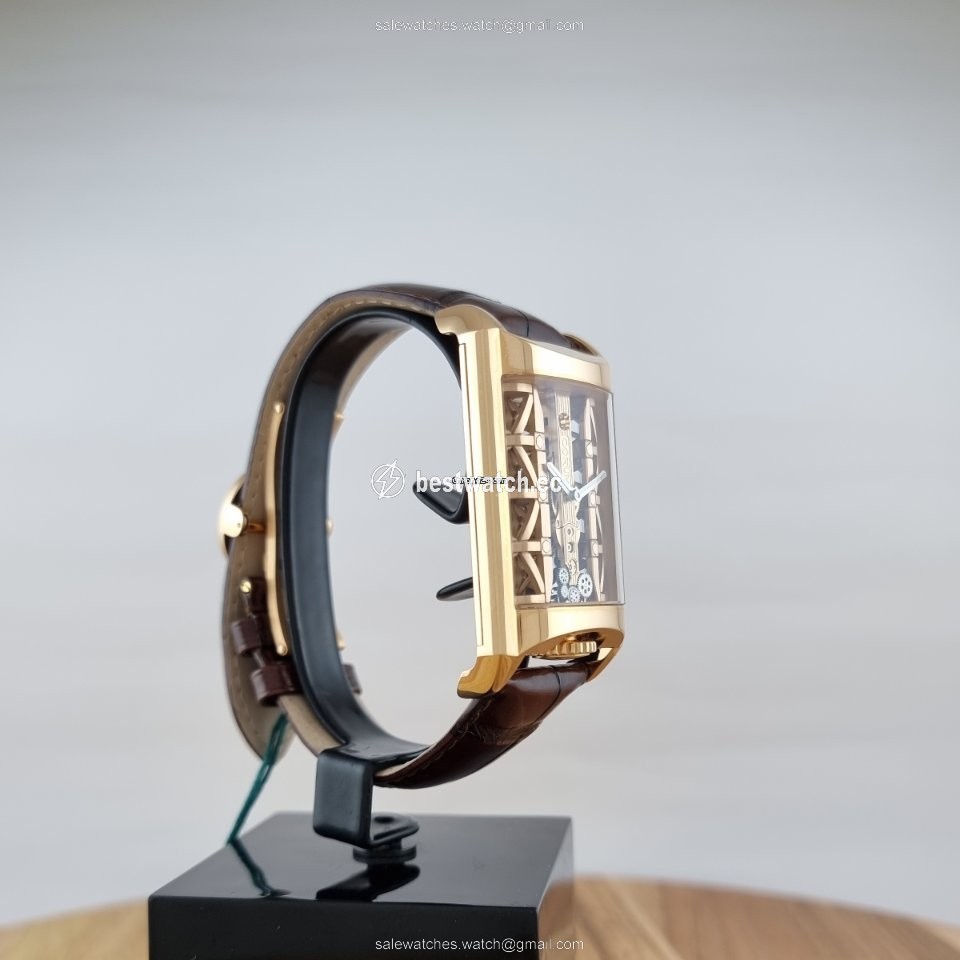 Corum Golden Bridge Mens watch Unisex Automatic Rose gold B313 03296 Replica 2
