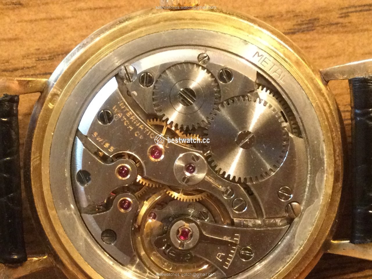 IMG_9085 IWC Mens watch Unisex Manual winding Yellow gold 1103747 Replica 2