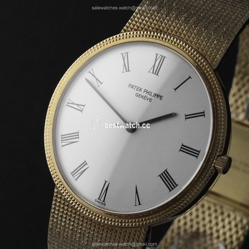 IMG_9085 Patek Philippe Calatrava Mens watch Unisex Yellow gold 3520-10 Replica 2