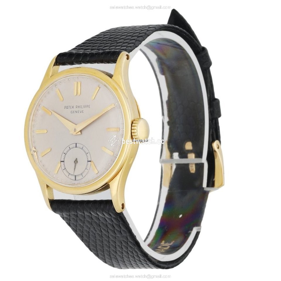 IMG_9085 Patek Philippe Calatrava Mens watch Unisex Manual winding Yellow gold 96 Replica 2