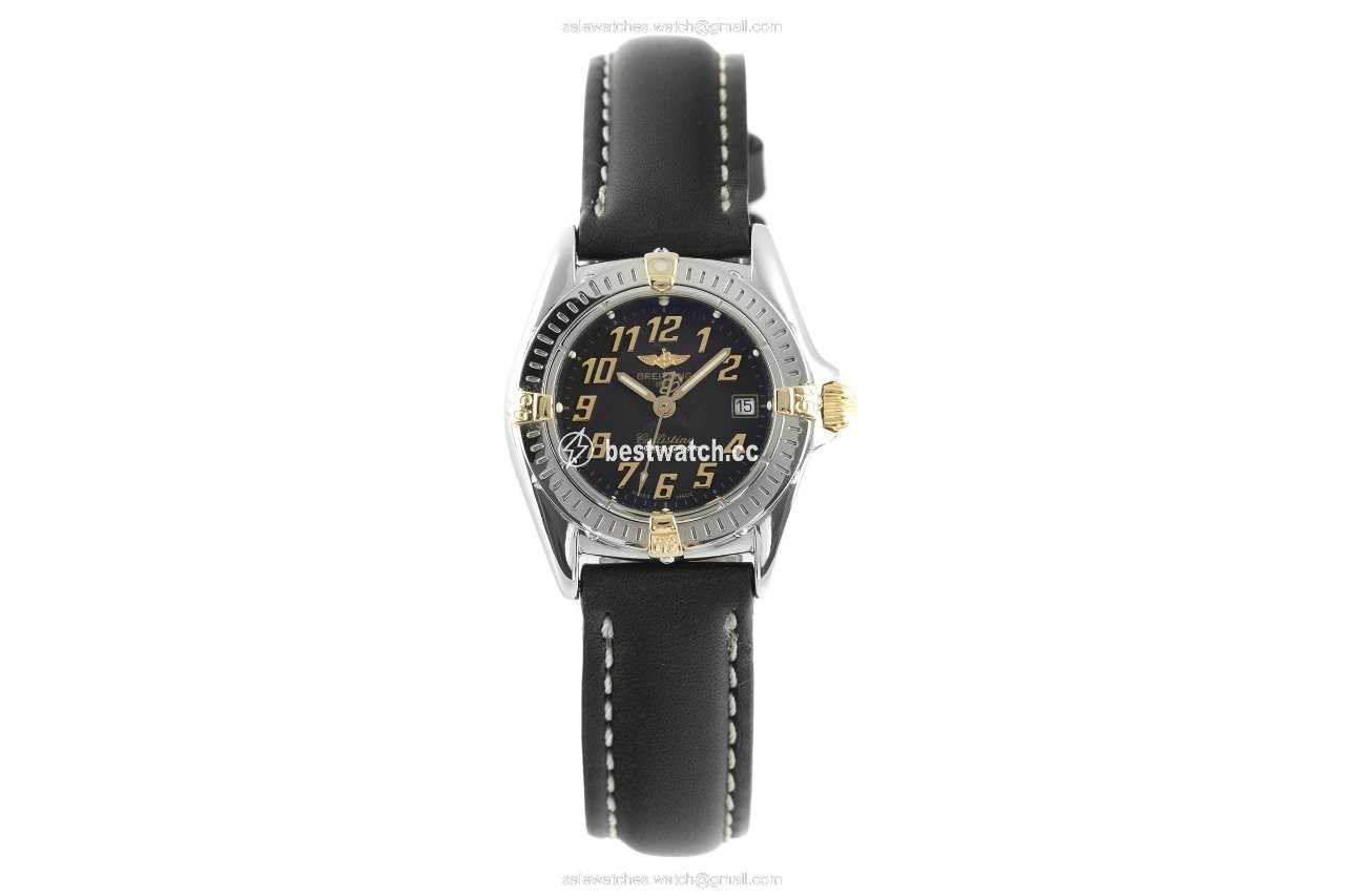 IMG_9085 Breitling Callistino Womens watch Quartz Gold Steel B52345 Replica 2