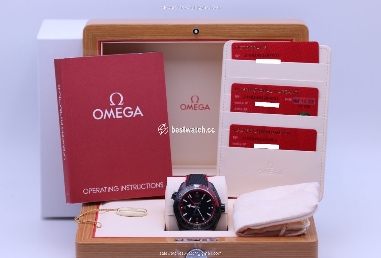 IMG_9085 Omega Seamaster Planet Ocean Mens watch Unisex Automatic Ceramic 215.92.46.22.01.003 Replica 2