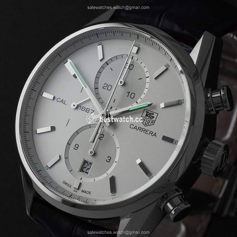 IMG_9085 TAG Heuer Carrera Calibre 1887 Mens watch Unisex Steel CAR2111.FC6266 Replica 2