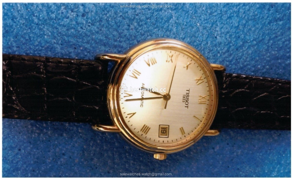 IMG_9085 Tissot Carson Mens watch Unisex Automatic Yellow gold T71.3.430.23 Replica 2