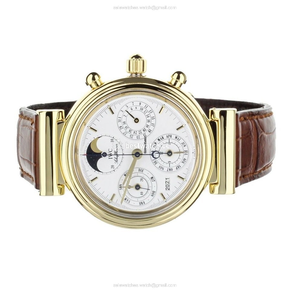 IMG_9085 IWC Da Vinci Perpetual Calendar Mens watch Unisex Automatic Rose gold 3751 Replica 2