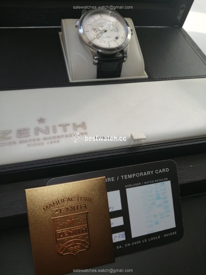 Zenith Elite Dual Time Mens watch Unisex Automatic Steel 03.0520.683 Replica 2