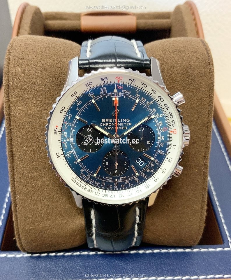 Breitling Navitimer 1 B01 Chronograph 43 Mens watch Unisex Automatic Steel AB0121211C1P1 Replica 2