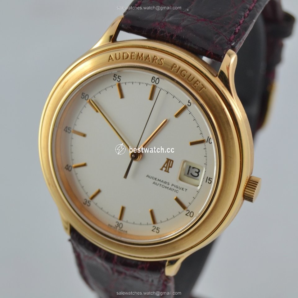 IMG_9085 Audemars Piguet Huitieme Mens watch Unisex Automatic Rose gold 14593OR Replica 2