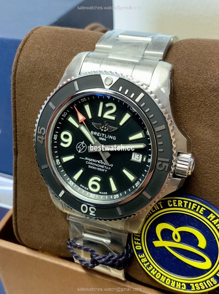 IMG_9085 Breitling Superocean 42 Mens watch Unisex Automatic Steel A17366021B1A1 Replica 2