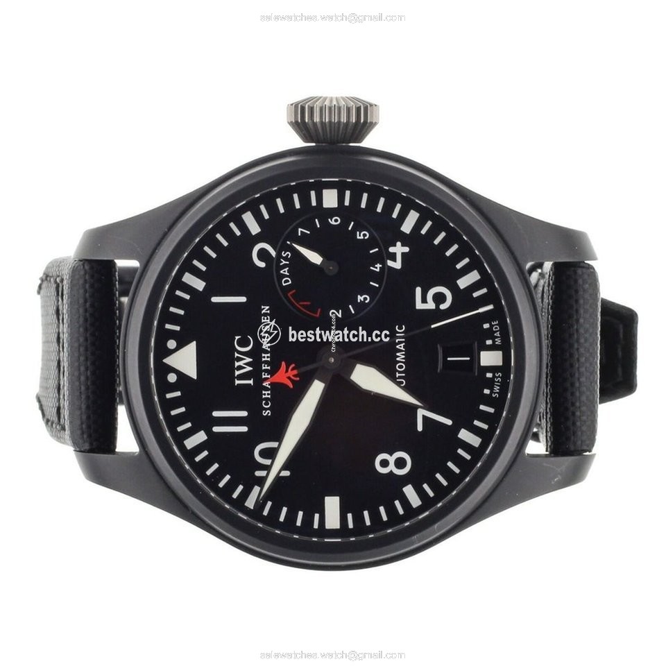 IMG_9085 IWC Big Pilot Top Gun Mens watch Unisex Automatic Ceramic IW501901 Replica 2