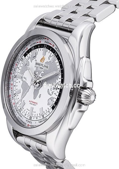 IMG_9085 Breitling Galactic Unitime Mens watch Unisex Automatic Steel WB3510U0-A777-375A Replica 2
