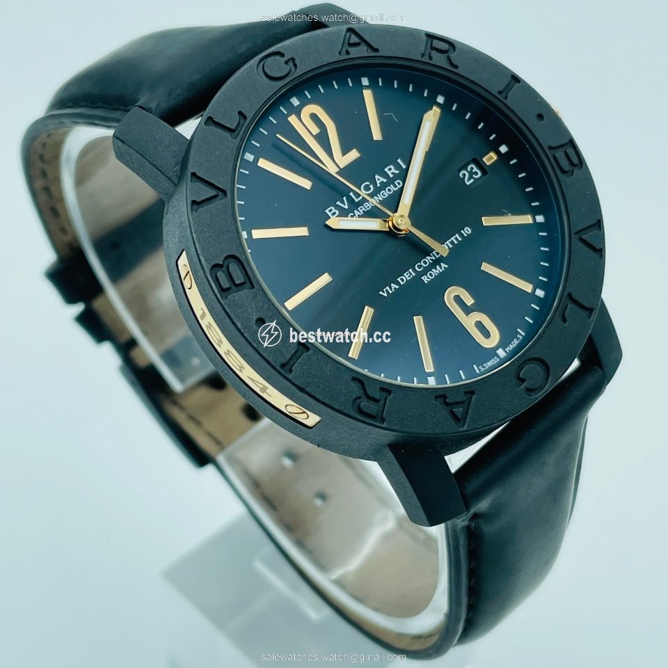 IMG_9085 Bulgari Bulgari Mens watch Unisex Automatic Carbon BBP40BCGLD Replica 2