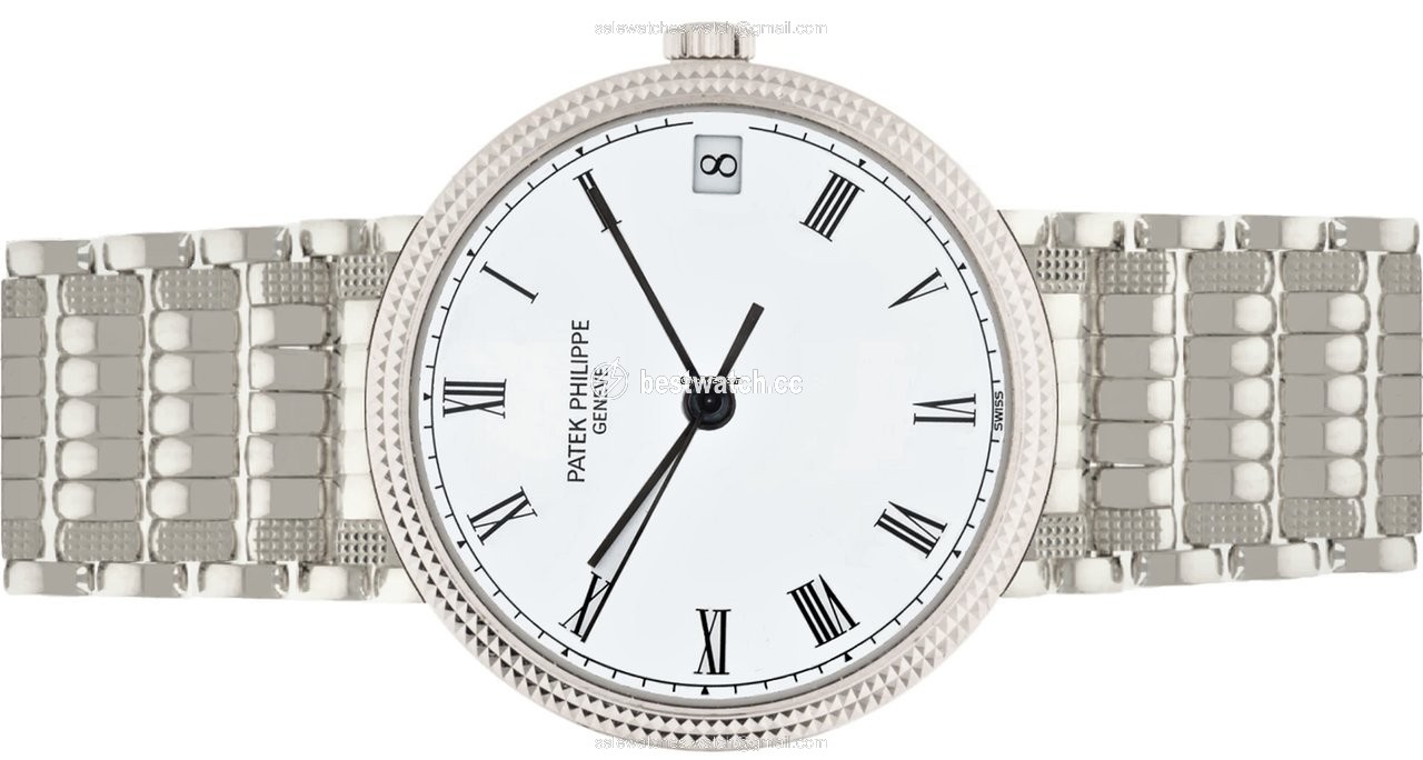 Patek Philippe Calatrava Mens watch Unisex Automatic White gold 3802 205 Replica 2