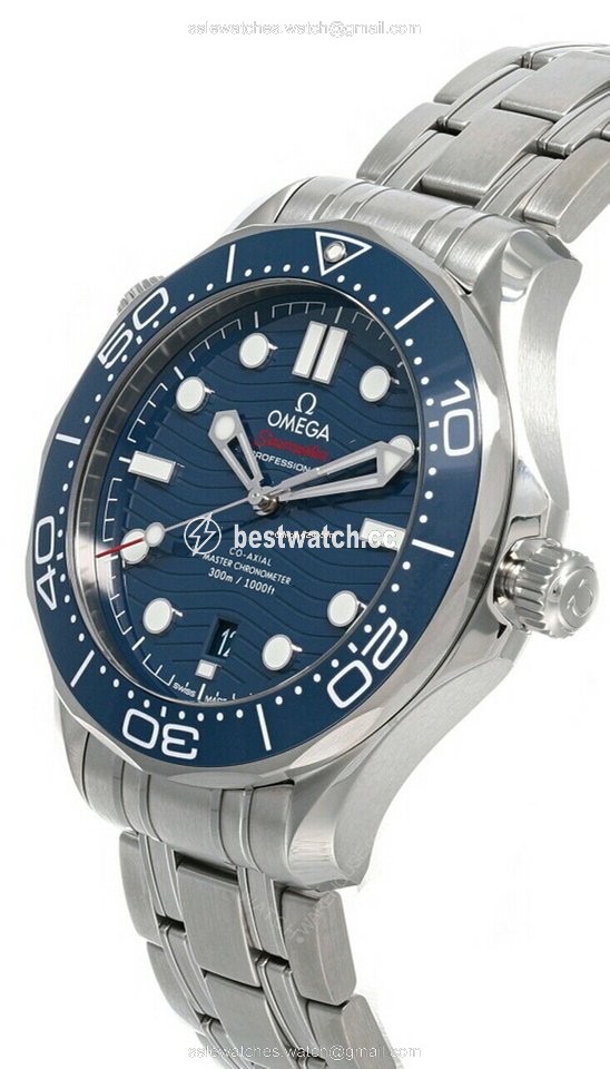 Omega Seamaster Diver 300 M Automatic Steel 210.30.42.20.03.001 21030422003001 Replica 2