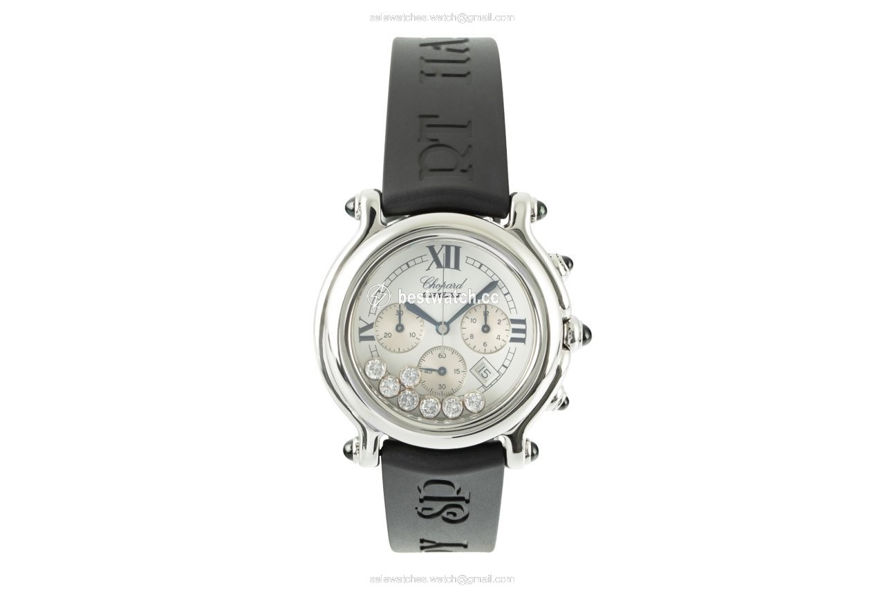 IMG_9085 Chopard Happy Sport Womens watch Quartz Steel 28 8269-23 Replica 2